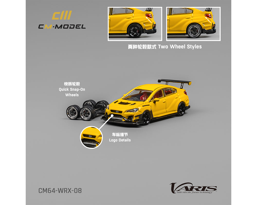 (Preorder) CM Model 1:64 Subaru WRX Varis WideBody 2.0 – Yellow
