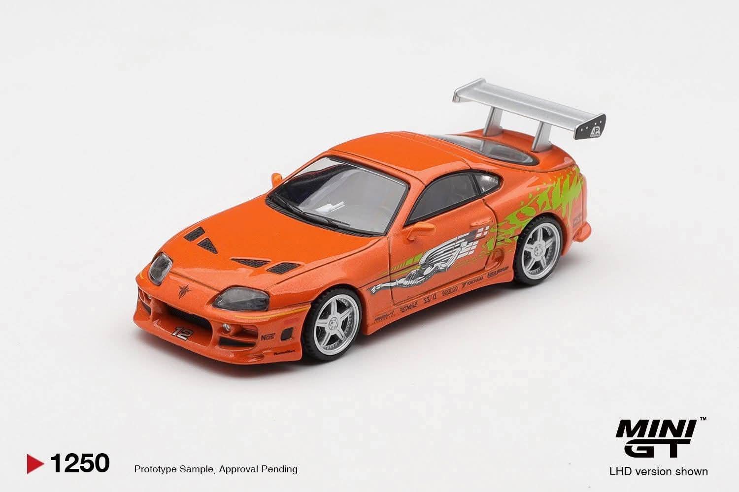 MiniGT MGT01250-BL - Toyota Supra BOMEX " The Fast and the Furious" Brian O'Conner / Blister Packaging