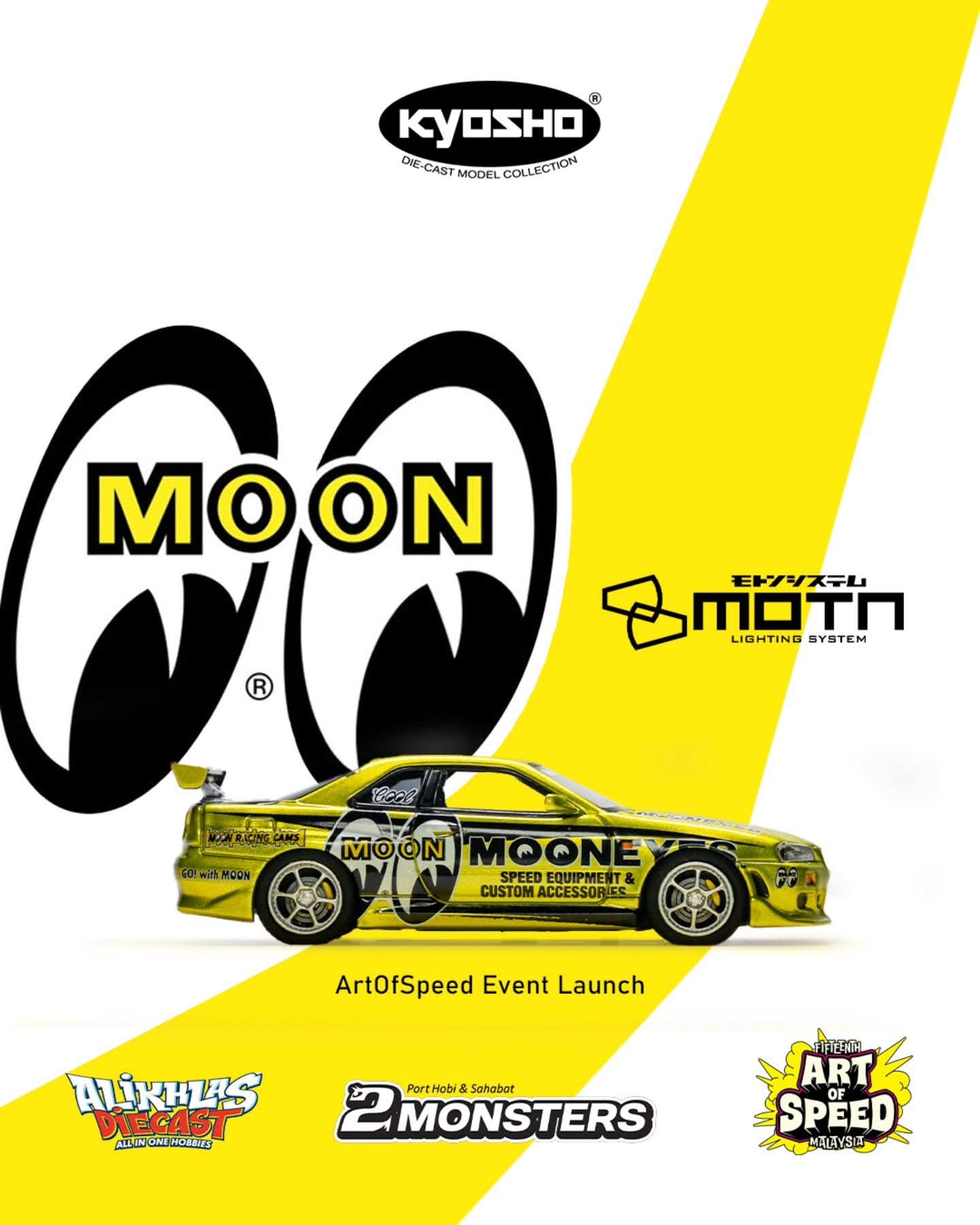 Kyosho - Mooneyes R34 Skyline
