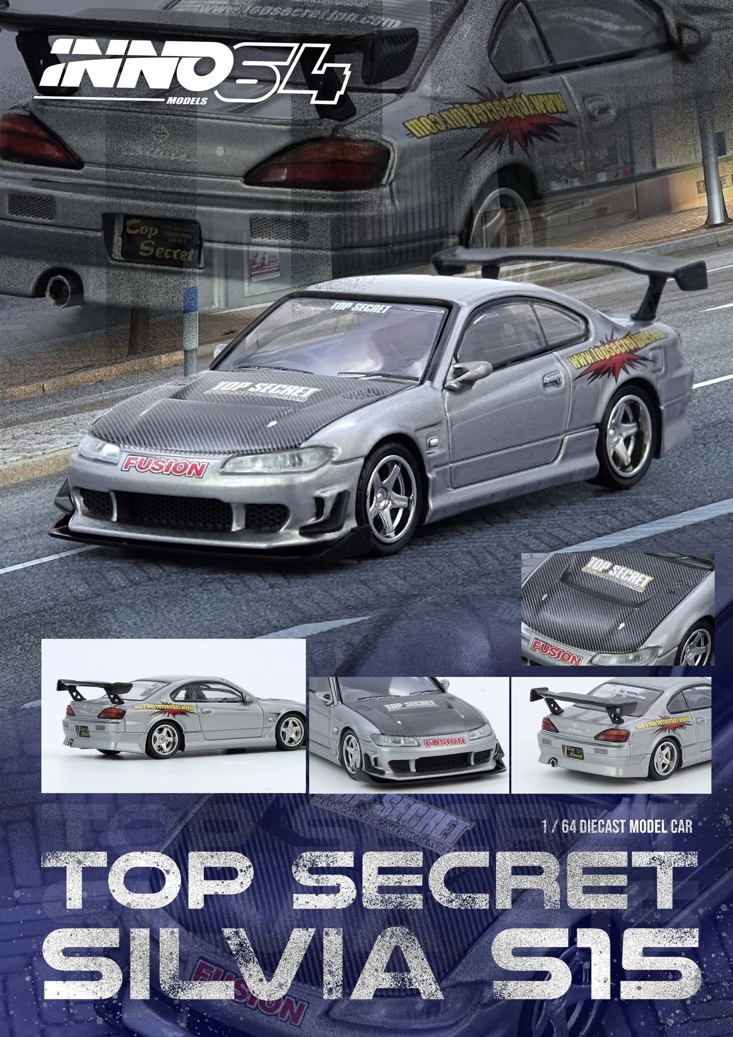 INNO64 TOP SECRET SILVIA (S15) Silver