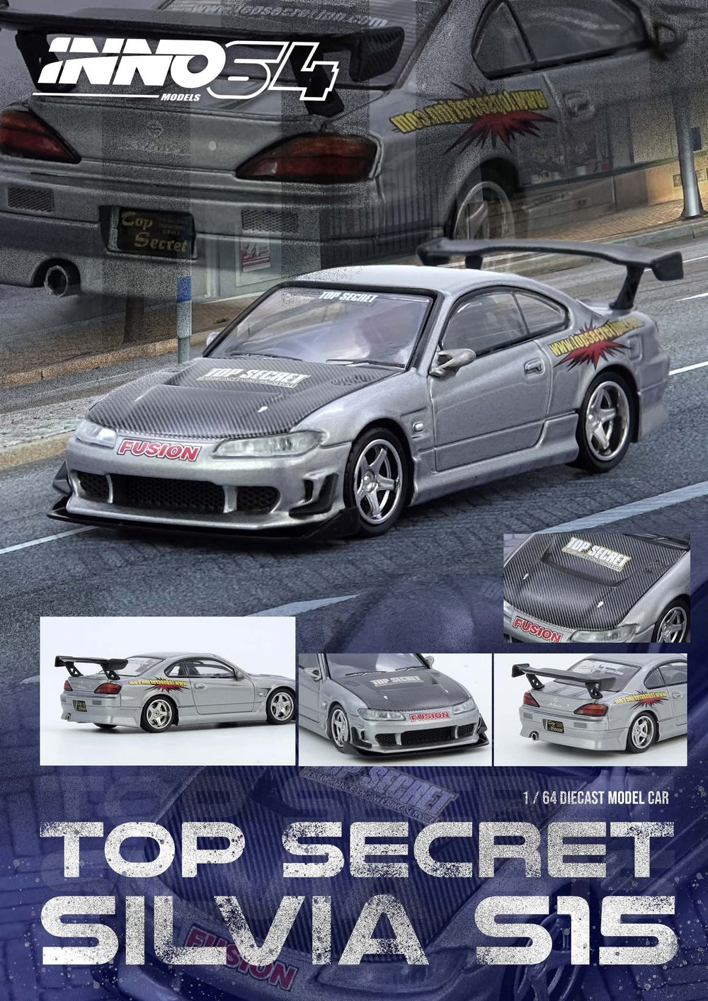 INNO64 TOP SECRET SILVIA (S15) Silver