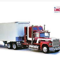 IXO 1978 Ford LTL-9000 - Black, Red, and White (Sales Brochure Truck) *trailer not included