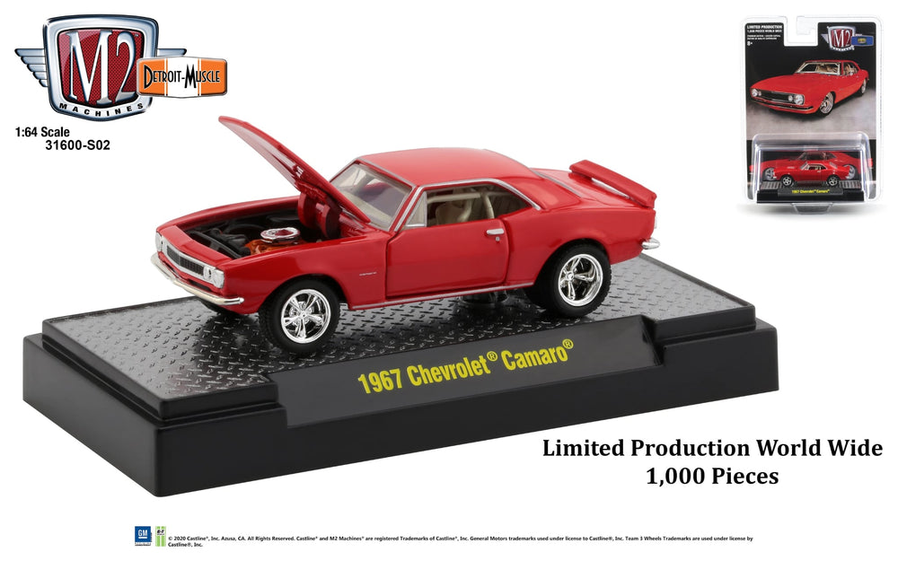 M2 Machines Motorama’s Collector Con Exclusive 1967 Chevy Camaro 1 of 1000