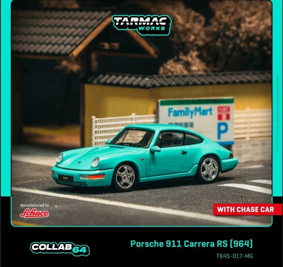 Tarmac Porsche 911 Carrera RS (964) Mint Green