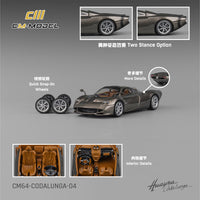 (Preorder) CM Model 1:64 Pagani Codalunga – Gunmetal Gray- Limited Edition