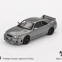 MiniGT NISSAN Skyline GT-R Dark Metal Gray (NISMO BCNR33 CRS Version
