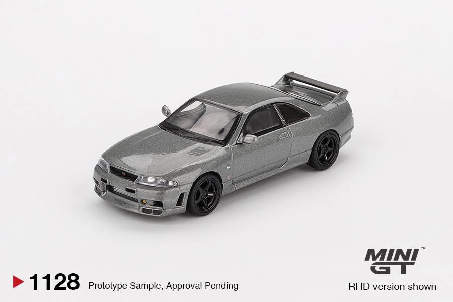 MiniGT NISSAN Skyline GT-R Dark Metal Gray (NISMO BCNR33 CRS Version