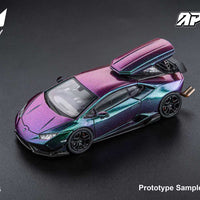 Finclassically 1:64 Lamborghini Huracan LP610 Cartelfunds Twin-Turbo - Chameleon Foshan Limited Edition