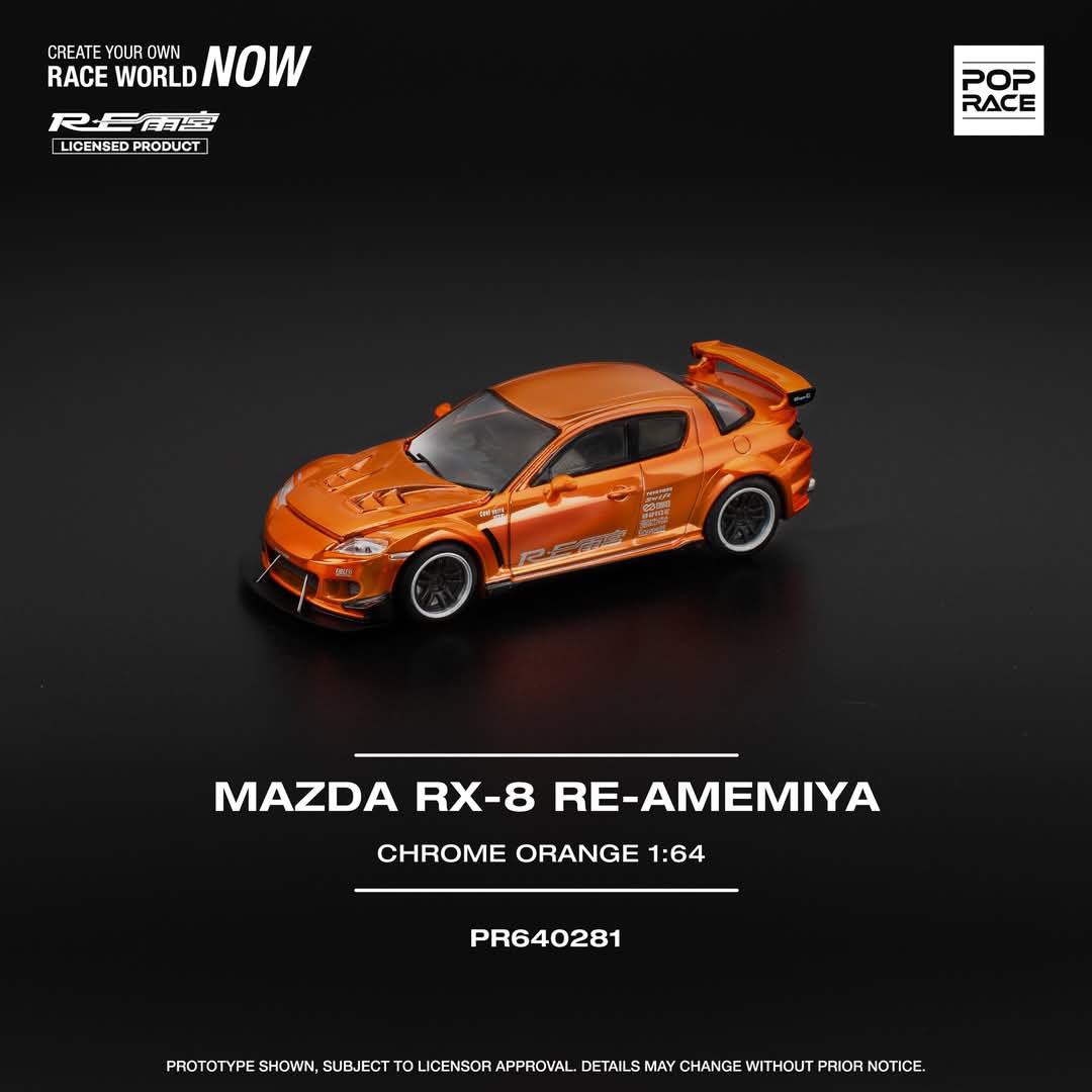 PR640281 MAZDA RX-8 RE-AMEMIYA CHROME ORANGE