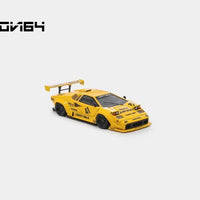 Vision64 1:64 
Countach LP500, LB-Works Modified Yellow
Retractable-Headlight