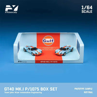 Findclassically 1/64 Ford GT40 MK.I 1986 LeMans 24hr Champion.
Gulf #6+ Gulf #9 Set