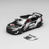 Motorhelix 1:64 Honda Civic FL5 HKS livery
Matte Black