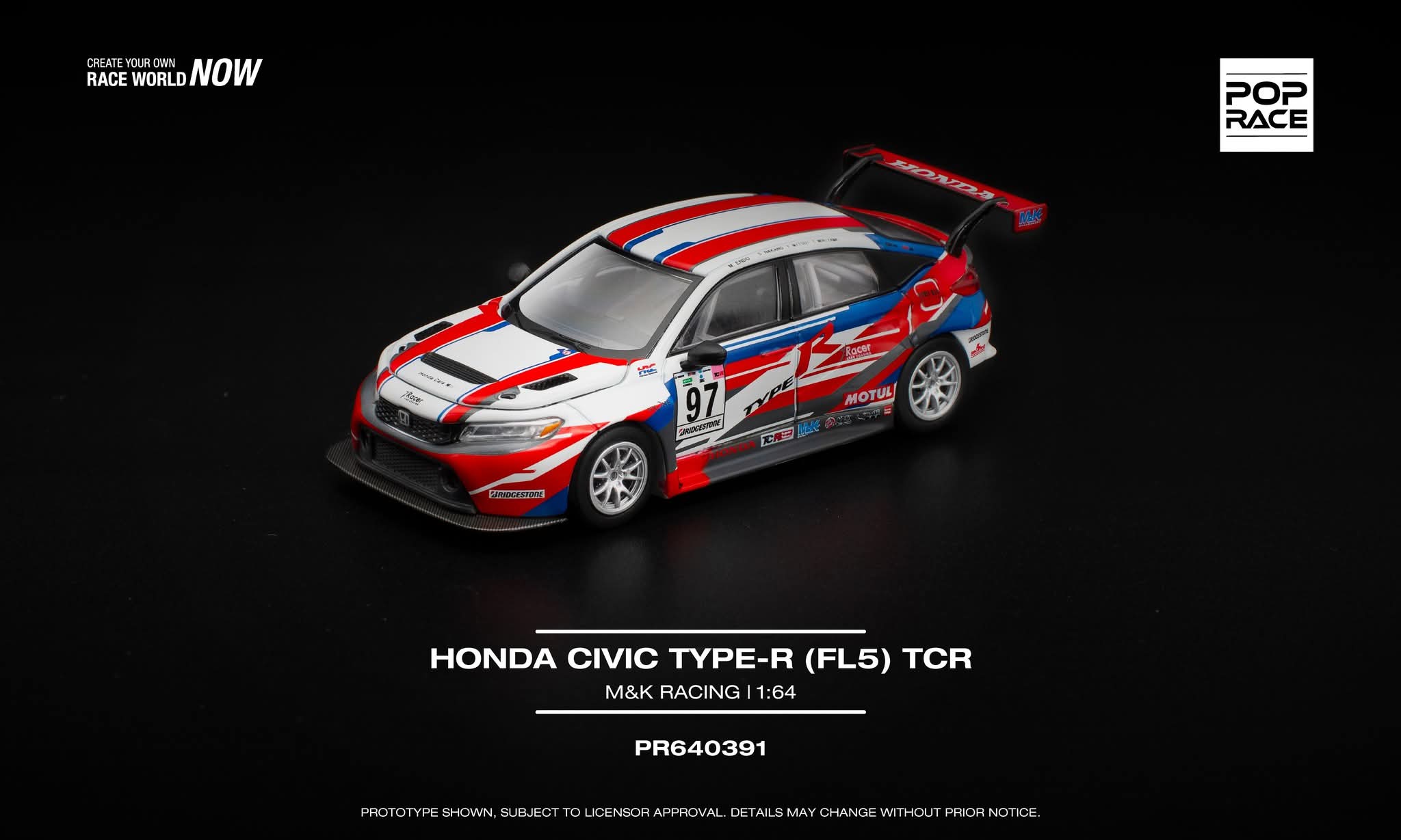 Pop Race PR640391 Honda Civic Type-R FL5 TCR M&K Racing