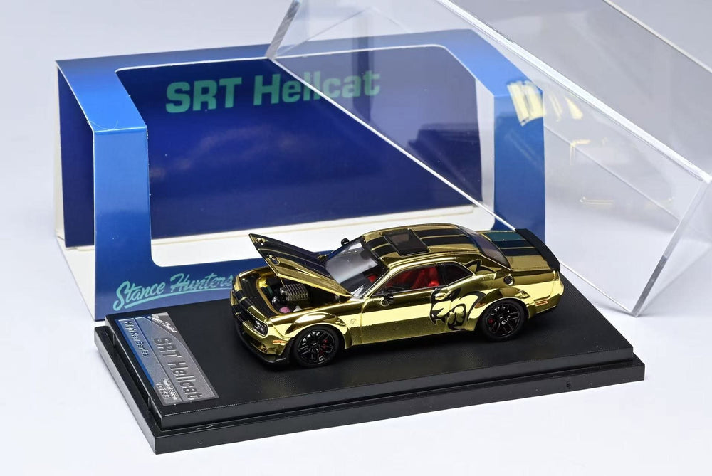 Stance Hunters Dodge Hellcat Challenger Gold Chrome