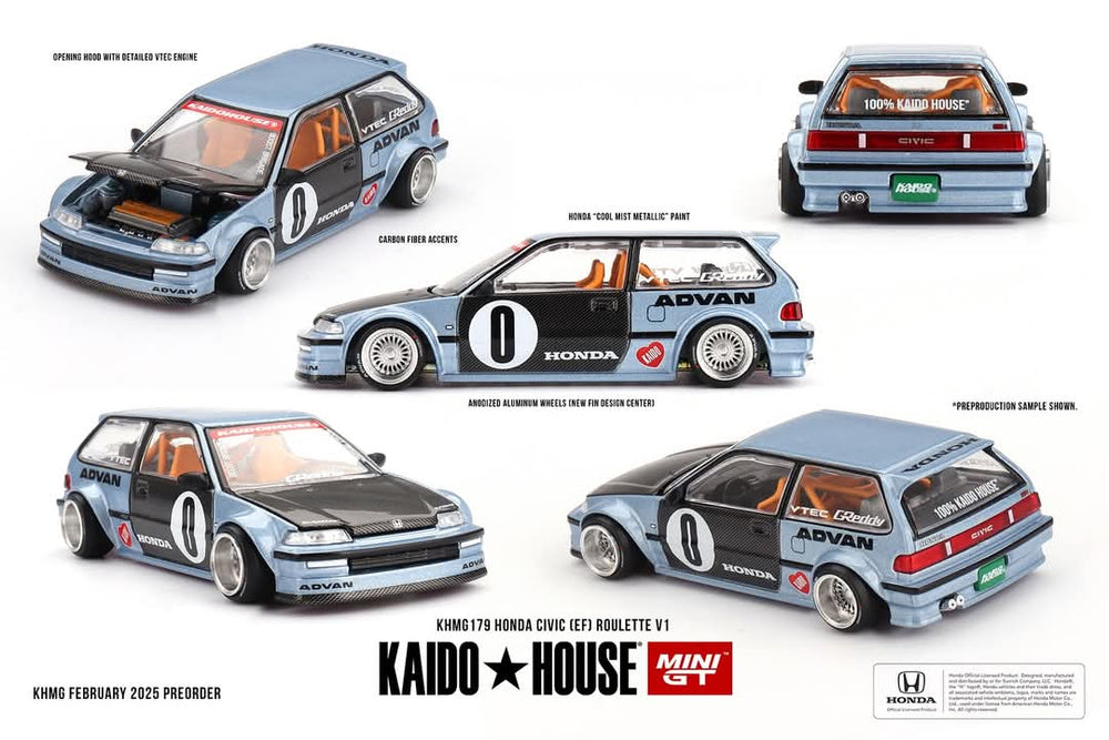 KHMG179 Honda Civic EF Roulette V1