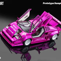 TOPART 1:64 
Diecast Model
LB-Works Countach Metallic Pink