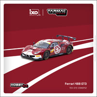 (Preorder) Tarmac Works 1:64 Ferrari 488 GT3 Macau GT Cup – FIA GT World Cup 2023 Harmony Racing Chen Weian