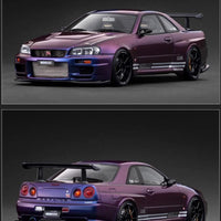 Ignition Model TOP SECRET 34GT-R (BNR34) Purple Metallic 1/18