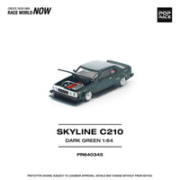 Pop Race PR640345 SKYLINE C210 DARK GREEN NEW TOOLING