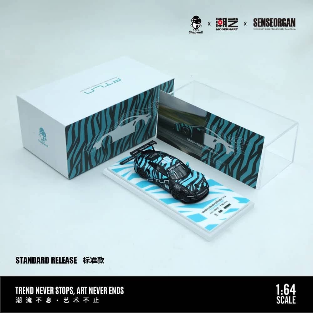 ModernArt x SSOG globe x Shepwell 
911 GT3 Cup(992)
B) Black-Blue 22# Livery(MD647312)