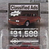 2024 Greenlight LBE Exclusive Classified Ads R3: 1985 CHEVROLET MONTE CARLO SS Maroon