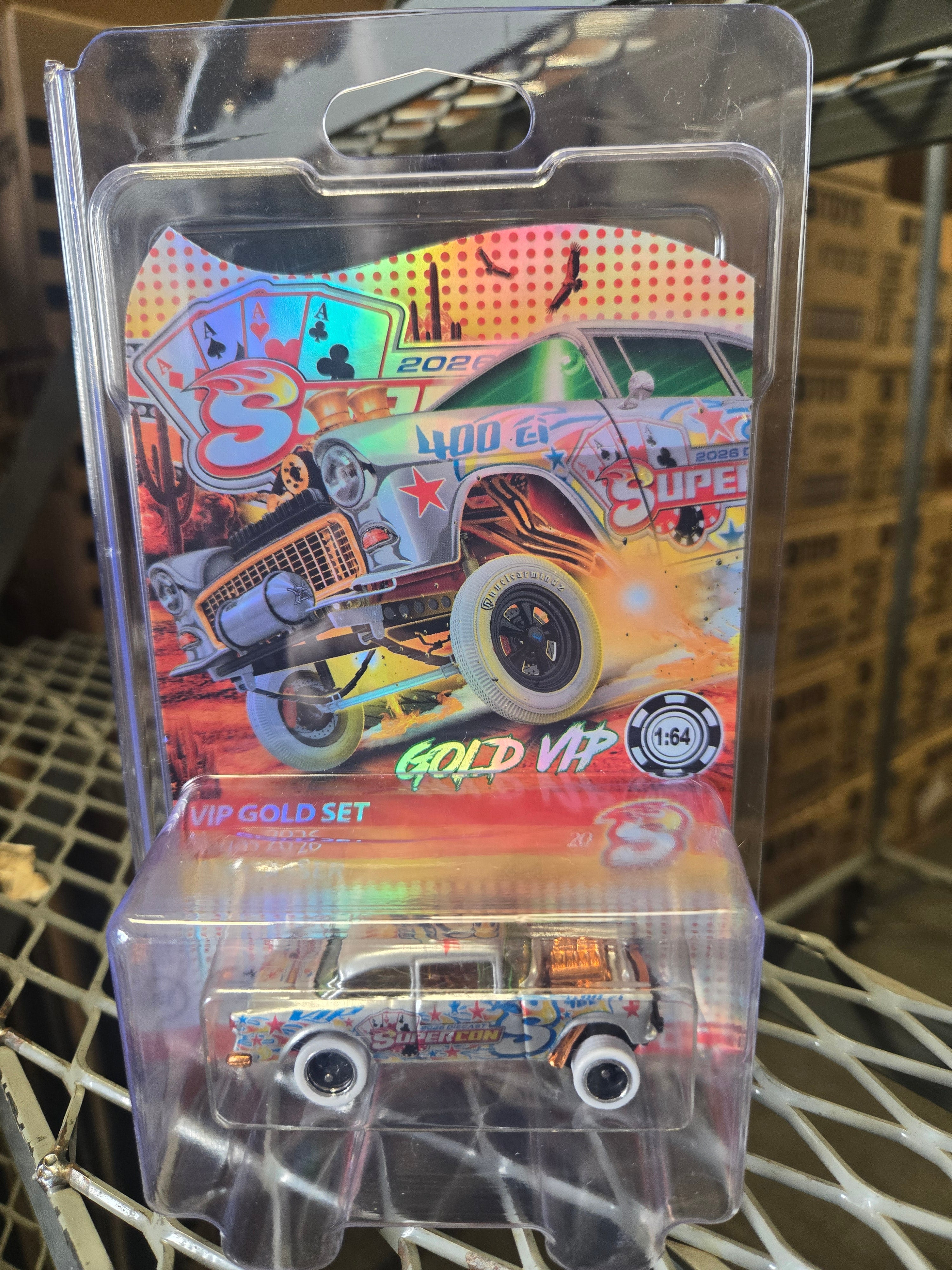 Unreleased NMD Gold VIP 1955 Gasser - Silver/Orange