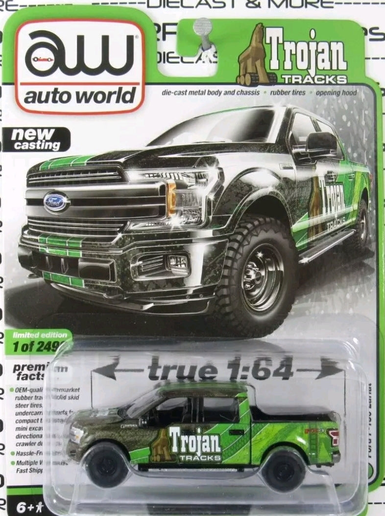 2023 Auto World Trojan Tracks Exclusive: Green 2019 FORD F-150 F150 LARIAT FX4