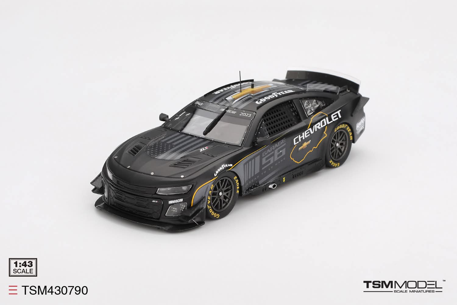 TSM 2025 NASCAR Next Gen Garage 56 Chevrolet Camaro ZL1 #24 Hendrick Motorsports Test Car