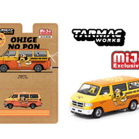 (Preorder) Tarmac Works 1:64 Dodge Van Ohige No PON Special Limited Edition 2,544 Pcs – Orange / Yellow – MiJo Exclusives
