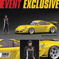 TMCS Event Exclusive Ignition Model Porsche RWB Yellow