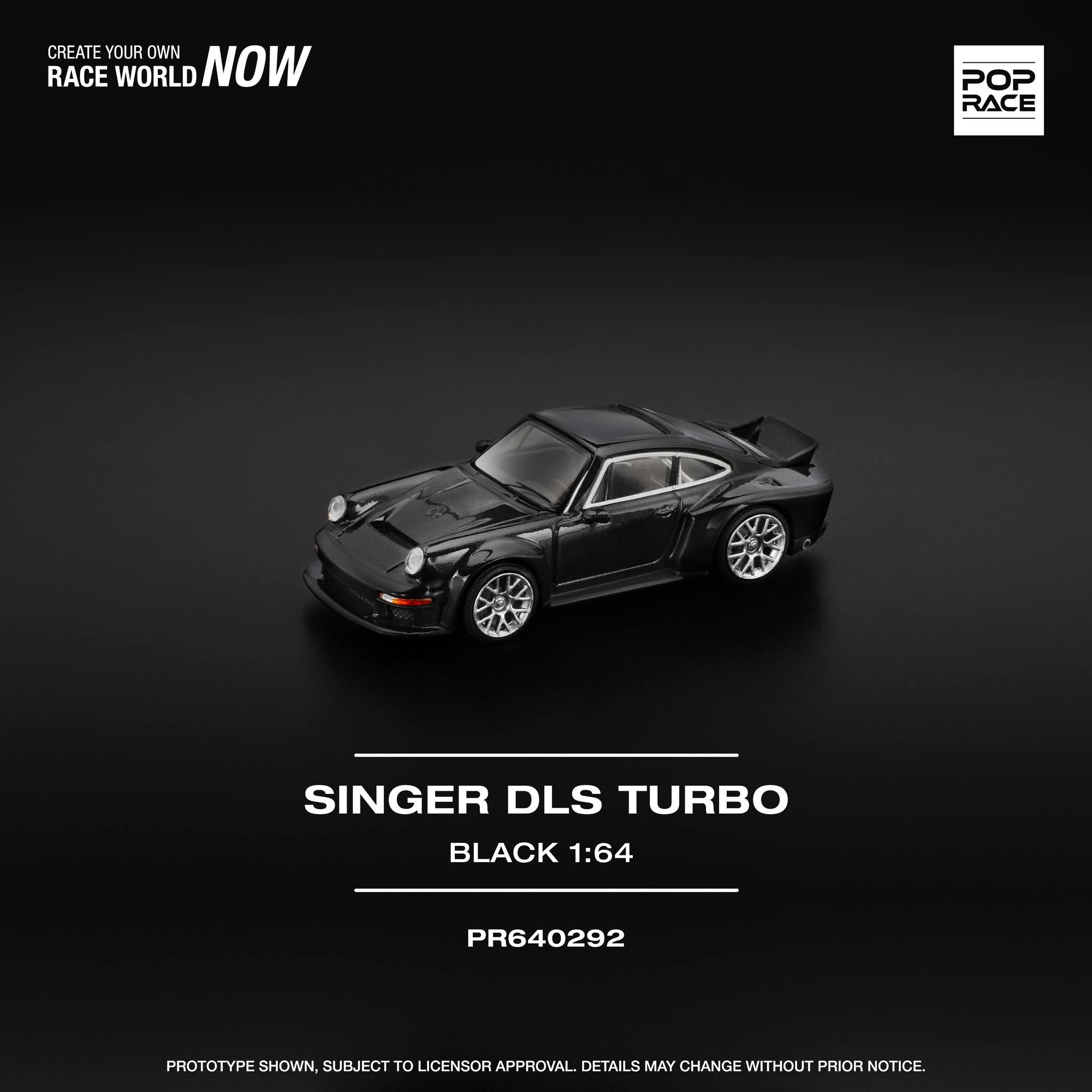 Pop Race PR640292 SINGER DLS TURBO (ROAD) BLACK