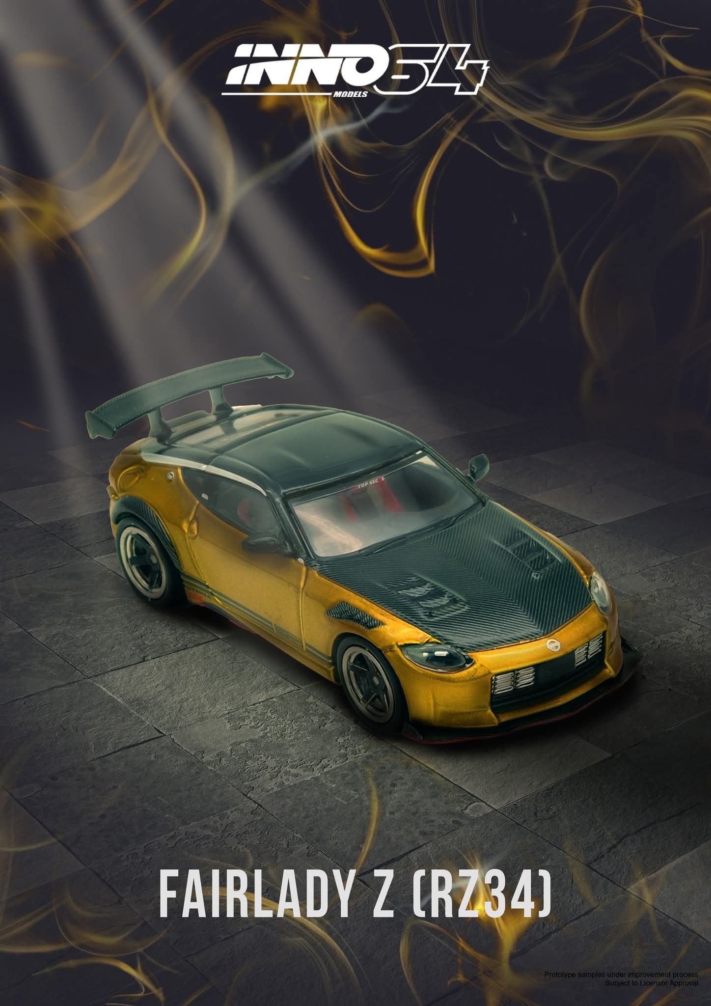 Inno64 TOP SECRET FAIRLADY Z (RZ34) Gold