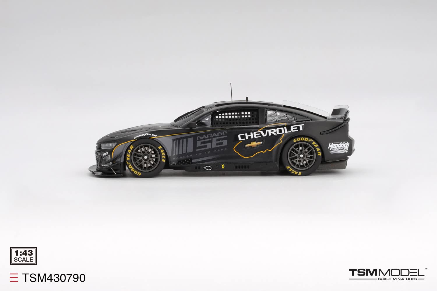 TSM 2025 NASCAR Next Gen Garage 56 Chevrolet Camaro ZL1 #24 Hendrick Motorsports Test Car