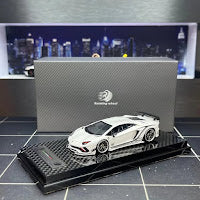 Rotating Wheel Rowen Aventador S - Pearl White