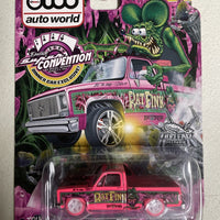 2023 Las Vegas Super Convention PINK FINK Rat Fink Autoworld Squarebody HOT PINK Dinner Chase Set