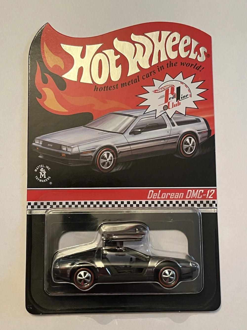 Hot Wheels Red Line Club RLC 2012 Back To The Future DeLorean DMC-12