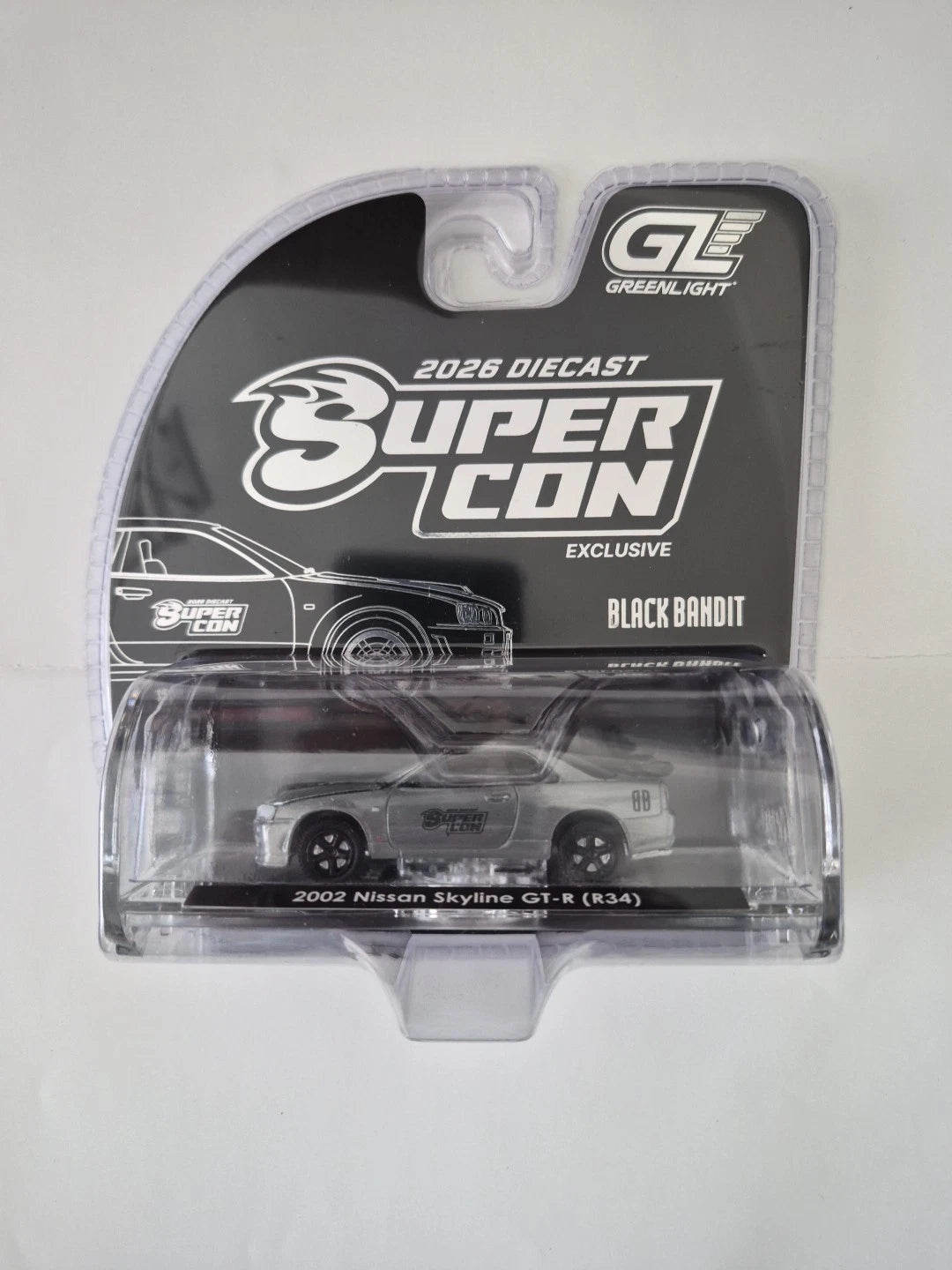 2026 Las Vegas Super Convention Greenlight Black Bandit Nissan Skyline R34 Raw Chase
