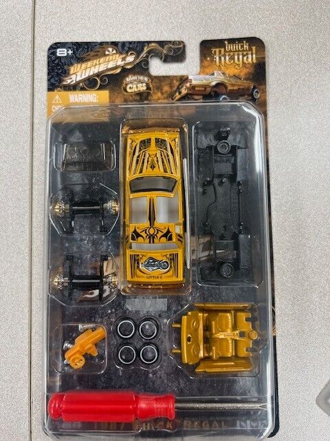 Limited Edition Diecast Model Kit Gold Lowrider Buick Regal Magical Weekend of Cars Case of 24