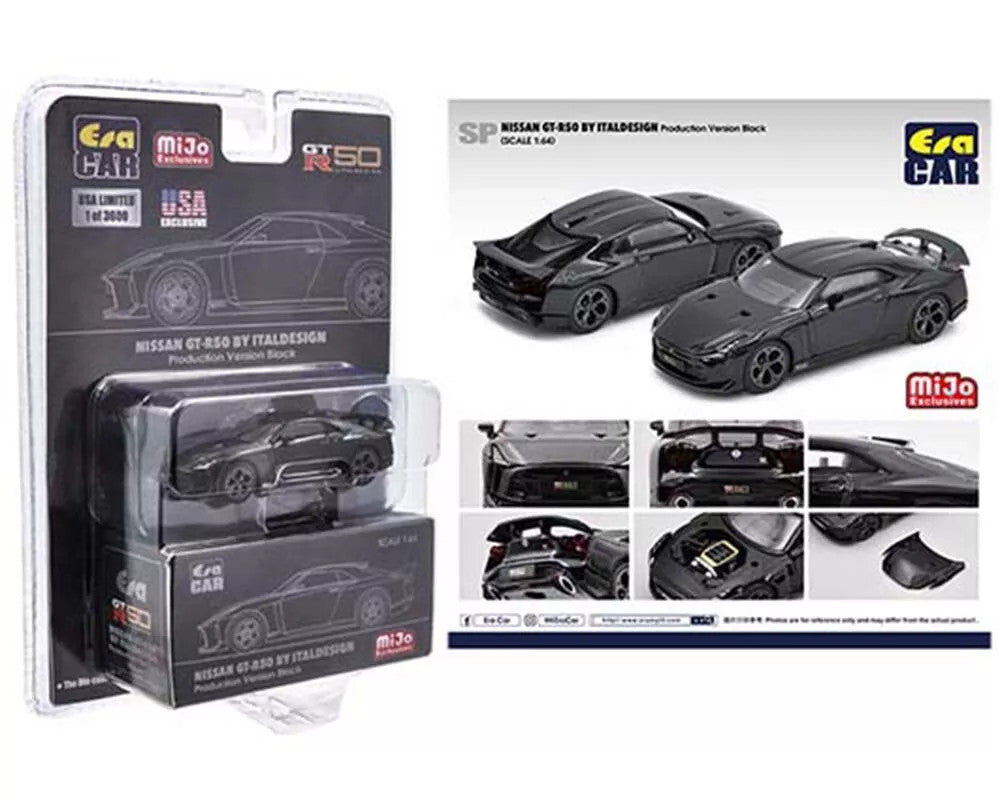 Era Car 1:64 MiJo Exclusives Nissan GT-R50 By Italdesign (Black)