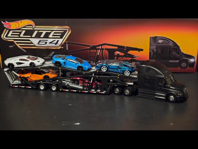 2024 Hot Wheels RLC ELITE 64 Freightliner Car Hauler
