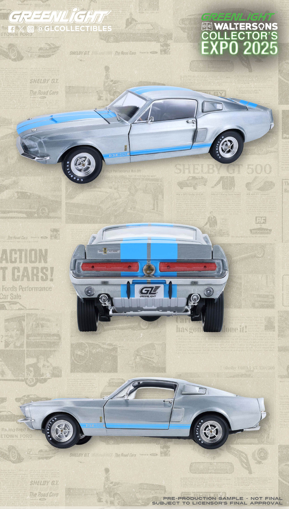 1:64 GreenLight Convention Expo Exclusive 2013 Shelby GT-500
