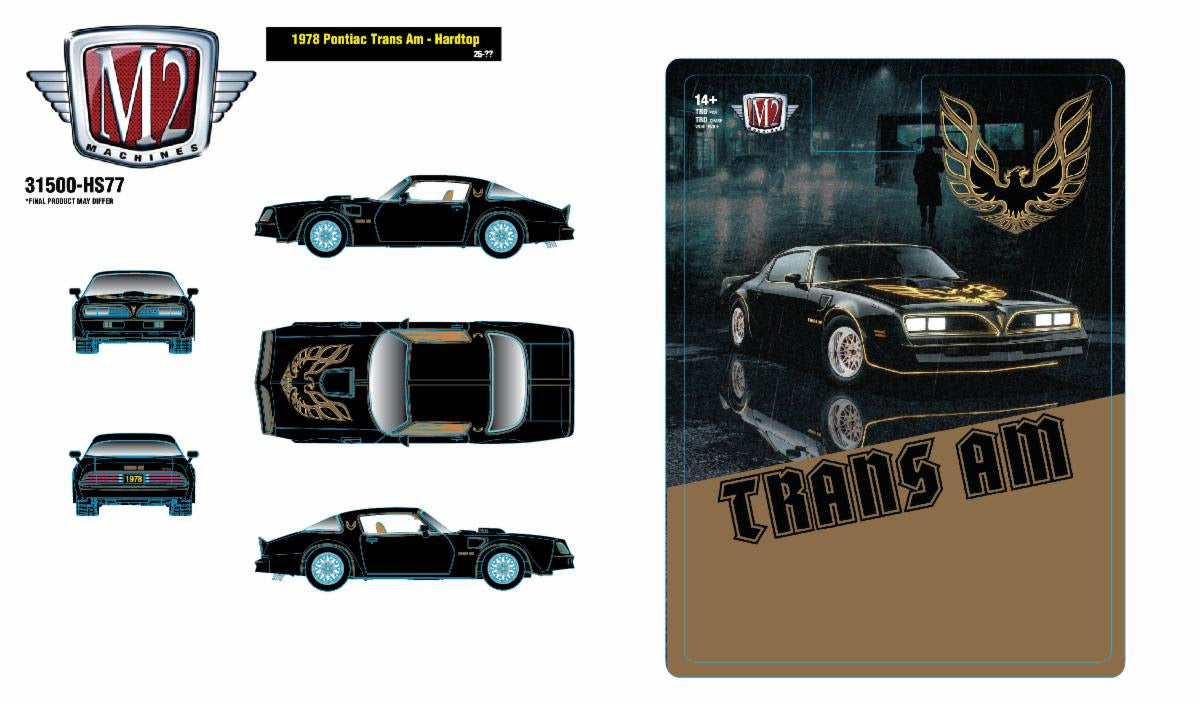 M2 Machines 1978 Pontiac Trans Am – Special Edition (31500-HS77)