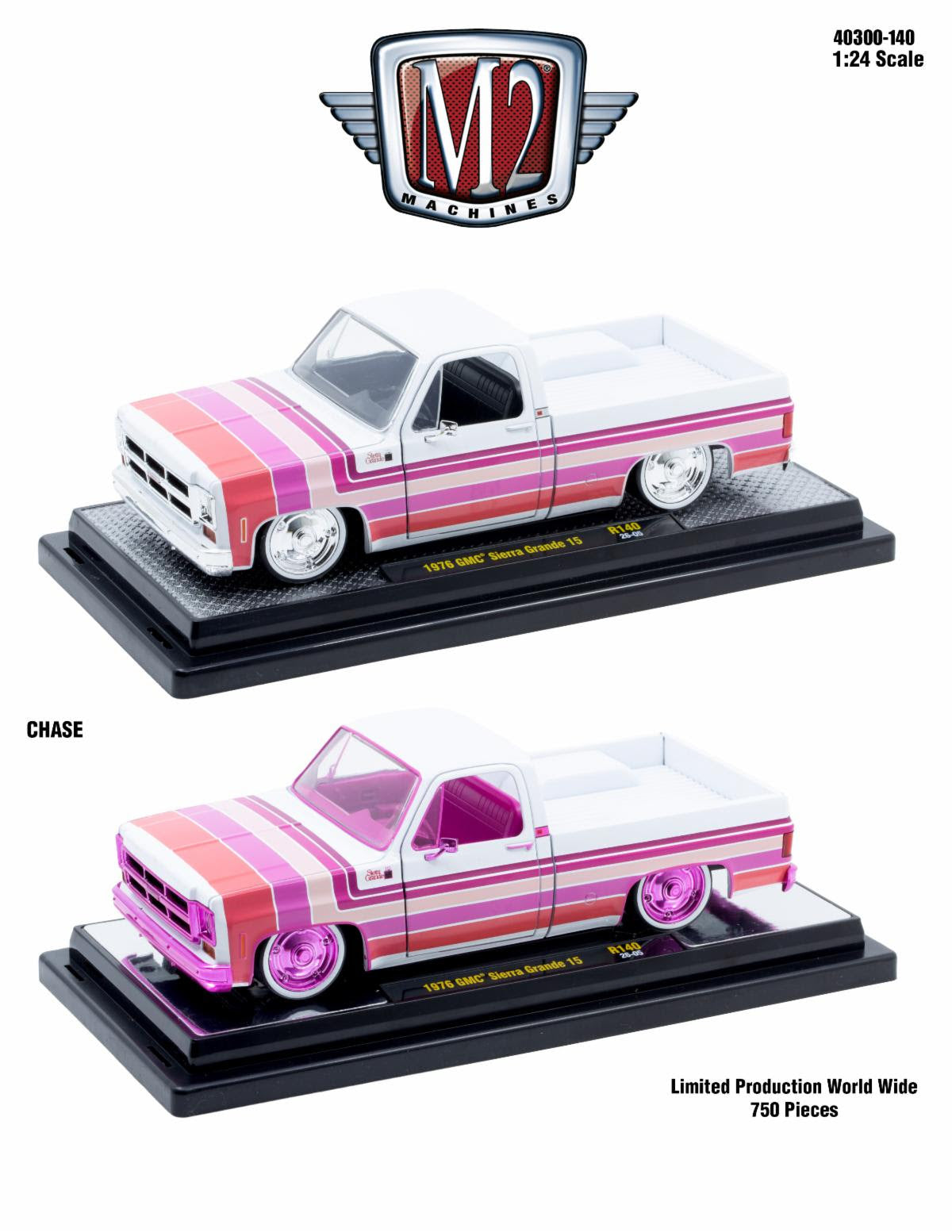 M2 1/24 24 Scale 40300-140 A - 1976 GMC Sierra Grande 15