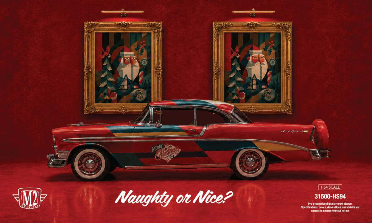 M2 Hobby Exclusive 1956 Chevrolet Bel Air Merry Christmas Edition