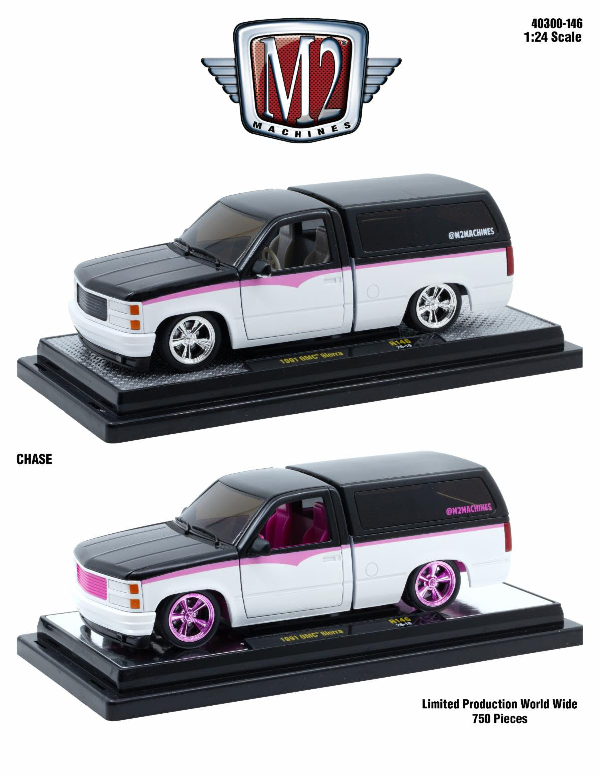 M2 1/24 24 Scale 40300-146 A 1991 GMC Sierra