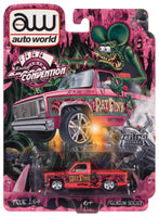 
              2023 Las Vegas Super Convention PINK FINK Rat Fink Autoworld Squarebody HOT PINK Dinner Chase Set
            