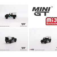 Mini GT 1:64 Land Rover Defender 90 Pickup Bronze Green – Mijo Exclusive
