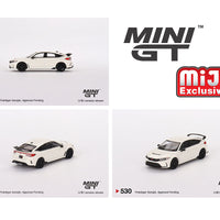 Mini GT 1:64 Honda Civic Type R Championship 2023 – White – Mijo Exclusives