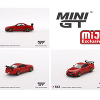 Mini GT 1:64 Bentley Mulliner Bacalar Car Zero – Red – Mijo Exclusives