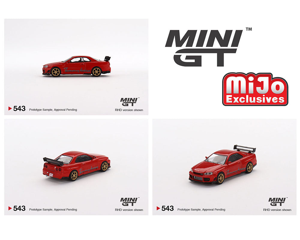 Mini GT 1:64 Bentley Mulliner Bacalar Car Zero – Red – Mijo Exclusives